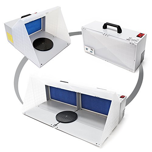 Airbrush Doppel Absauganlage 6 m³ / min Filter