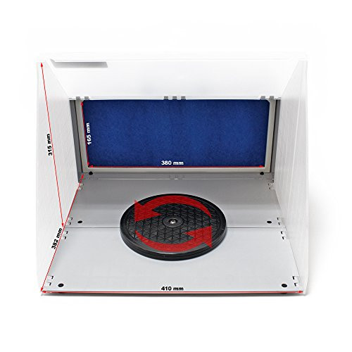 Airbrush Doppel Absauganlage 6 m³ / min Filter